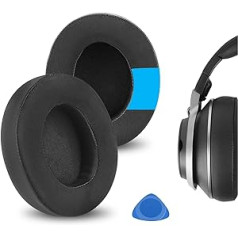 Geekria Sport Cooling Gel Replacement Ear Pads for Turtle Beach Stealth Pro Headphones Ear Pads Headset Ear Pads Ear Cups Repair Parts (Black)