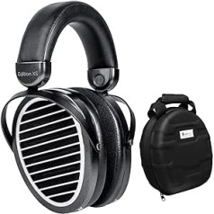 HIFIMAN Edition XS Over-Ear Planar Magnetic Headphones + Travel Case for Headphone Combo - Black