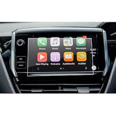 LFOTPP Peugeot 208 2008 GTI 7 Zoll Navigation Schutzfolie - Tempered Glas 9H Kratzfest Anti-Fingerprint Displayschutzfolie GPS Navi Folie