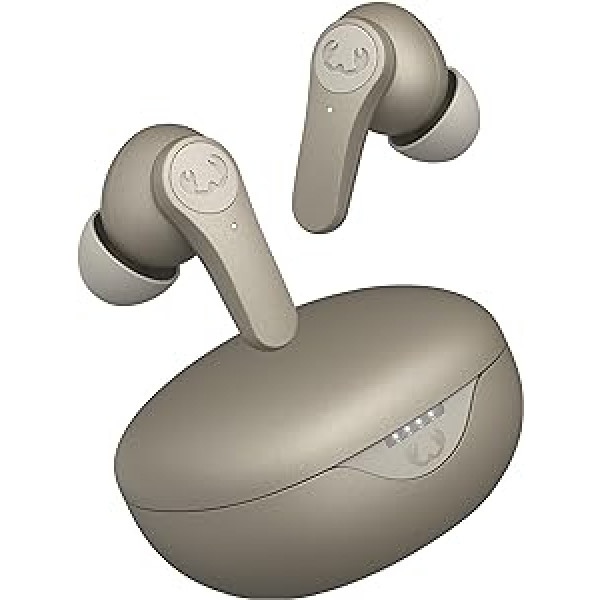 Fresh 'n Rebel Twins Rise Wireless In-Ear Bluetooth Headphones with Noise Cancellation, Ambient Mode, Multipoint Bluetooth, In-Ear Sensing, Splashproof, 30 Hours Playtime (Silky Sand)