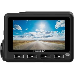 Pioneer VREC-Z810SH Dashcam: 4K Front Camera with 3 Inch Display, 139° Wide Angle Front Camera, 3 Inch Colour Display, Built-in Microphone