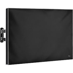 Outdoor TV 39 Inch Cover Weatherproof and Waterproof TV Flat Screen Outdoor TV Protective Housing Fully Covered from Below