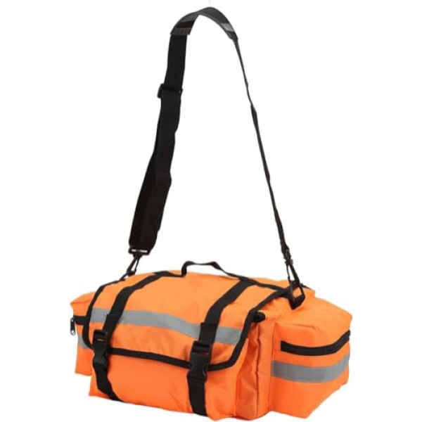 Uadme Travel Empty First Aid Bag, High-Quality 600 DPU Fabric Medicine Bag, Empty Kit, Medical Emergency Tactical Survival Bag for Outdoor, Camping, Travel, Motorcycle, Adventure (19 x 30 x 45 cm),