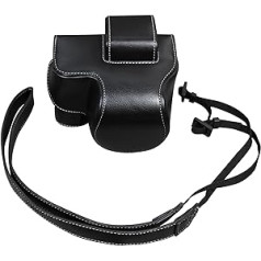 MUZIRI KINOKOO Z30/Z50 Case Compatible with Nikon Z30 Z50 Digital Camera - PU Leather Full Protection Camera Case with Adjustable Shoulder Strap, black, Camera case