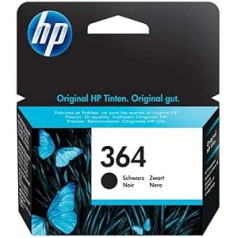 HP CB316EE 364 Original Black Ink Cartridge, Single Pack