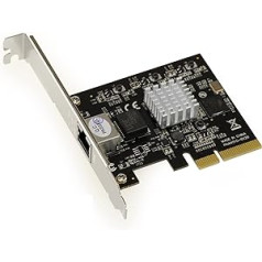 Kalea Informatique PCIe Ethernet 10GBase-T, 5GBase-T 2.5GBase-T 1000Base-T, 100Base-TX RJ45 Controller Card - TEHUTI TN4010 Chipset + Marvell Alaska 88X3310P - 10G