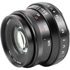 7artisans 35mm f1.2 Mark II APS-C Geklickte größere Blende Festbrennweite Passend für Canon Kompakte Spiegellose Kameras Für EOS-M1 EOS-M2 EOS-M3 M5 M6 M10 M100 M50