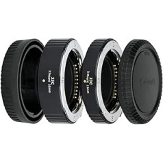 JJC Autofocus Macro Extension Rings (AF) for Macro Photography Suitable for Fujifilm X Mount Cameras X-H2S X-S20 X-PRO3 X-PRO2 X-T5 X-T4 X-T3 X-T30II X-T30 X-E4 X-E3 X-T200 X-A7 etc. (11 mm/16 mm