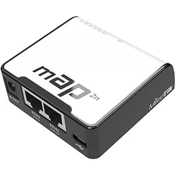 Mikrotik mAP 2n - WLAN access points (10 - 57, Micro-USB B, White, Black, Micro-USB, AR9331-AL1A)