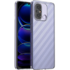 Īpaši plāns korpusa vāciņš 0,5 mm priekš Xiaomi Xiaomi Redmi 11A / Poco C55 / Redmi 12C īpaši caurspīdīgs