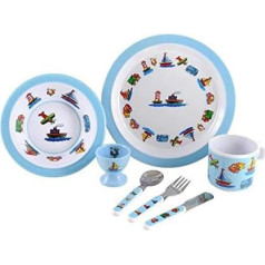 Trucks Boats & Planes 7 Piece Melamine Gift Set