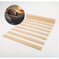 Riverbank High-Quality Spruce Wood Slatted Frame with 14 Extra Strong Slats and High Load Capacity (Spruce Wood, 100 x 200 cm)