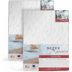 Setex waterproof absorbent fleece mattress toppers.