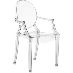 Kartell Kinderstuhl, Plastik, Transparent, 39 x 63 x 37 cm