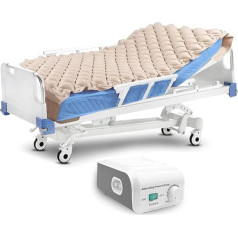 ‎Aitx AITX Interchangeable Pressure Mattress - Anti Bedsore Mattress and Electric Pump System, Air Mattress for Mattresses Prevention of Hospitals and Homes, Beige