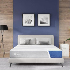 Avenco Matratze 140x190,Gel Memory Foam kaltschaummatratze，Schaumstoffmatratze mit Bambusfasern,18cm Höhe Rollmatratze,CertiPUR-US Zertifiziert und öko-tex