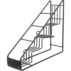 Yardwe Carbonated Drinks Bottle Rack, Wire Bottle Holder, Stainless Steel Wine Bottle Riser, Counter Stand, Kitchen, Pantry, Refrigerator, Storage Organizer for Wine, Lemonade,
