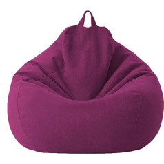 Fiacvrs Bean Bag Chair Cover Without Filling 100 x 120 cm with Zipper, Heavy Duty Bean Bag with Zipper, for Adults, Kids, Teenagers