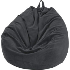 Movkzacv Lazy Sofa Bean Bag Soft Corduroy Bean Bag Cover (No Filling) Large Lounger High Back for Adults and Kids