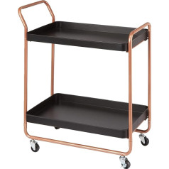 Movian Amazon Brand - Movian Large Bar Cart - Black and Gold