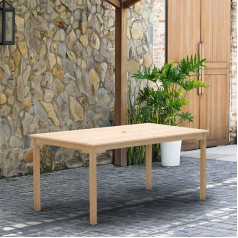 Amazonia Teak Maliana Rectangular Dining Table - Teak