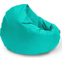 Bubibag 2-in-1 Beanbag Chair with Filling, Size L - XXL - Can be Used as a Teardrop-Shaped Seat or Floor Cushion - Chair / Armchair / Beanbag Chair