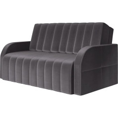 E-Meubles MONTANA 120 Sofa Chair with Sleep Function, Sleeping Chair, Guest Bed, Folding Sofa, Bed Function with Bed Box, Extendable Couch Sofa Set, Salon, Teenagers' Room, Small Children's Sofa, MONTANA 120