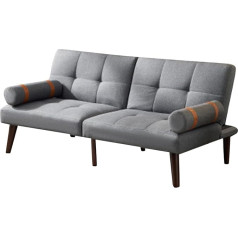 Lkjybg Sofas, Eisen, Dunkel_Grau, One Size