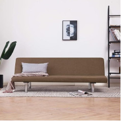 Musevane Sofa Bed Brown Polyester