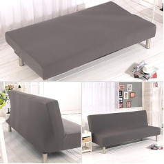 ‎Ele Eleoption ele ELEOPTION Elastic Sofa Throw Sofa Cover Sofa Cover for Sofa Bed Folding Sofa Bed without Armrest Chair and Couch (Grey)