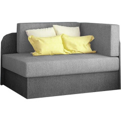 Moeblo Raisa Sleeping Chair, Sofa with Sleep Function and Bed Box, Couch for Children's Room, Sofa Bed, Foam Sofa Set, Upholstered Sofa