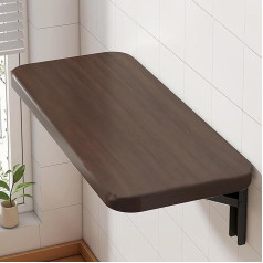 Multifunctional Kitchen Table PC Table Folding Table Wall Table Wall Folding Table Wall Tables Kitchen Table Space Saving Floating Desk for Study Room, Kitchen, Laundry etc. (Colour: Brown