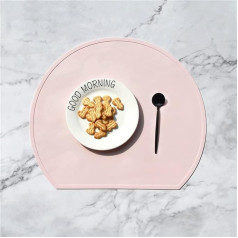 Temkin Tischsets-Set, Esstischmatten, 4 Stück, Silikon-Tischset, resistent gegen Wärmedämmung, Küchengeschirr, Tischset, Untersetzer (Farbe: F) (3er-Pack)
