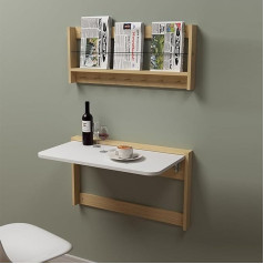 Wall Mounted Desk, Folding Dining Table, Fold-Down Table for Wall Mounting, Folding Wall Desk, Wall Desk, Folding Wall Desk for Small Rough