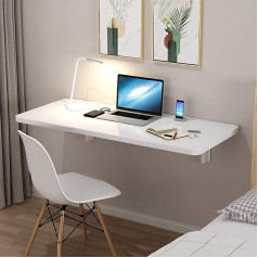 wandklapptisch klapptisch Wand wandtisch klappbar, Klappbarer, an der Wand montierter Drop-Leaf-Tisch, an der Wand montierter Computertisch, platzsparender Hängetisch für Arbeitszimmer, SCHL