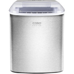 Caso IceChef Pro Design Ice Cube Maker for Quick Ice Cube Preparation in 44360 Minutes Produces Approx. 500 g Ice Cubes per Hour High-Quality Stainless Steel Housing Includes Ice Scoop