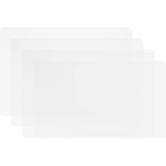 ‎Jikoiuty Jikoiuty Transparente KüChen, Couch Tisch, Tisch Schutz, wasserdichte Tisch Sets, Arbeits Platten Schoner, Tisch Set 4 Teilig