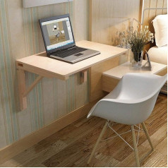 Cucuban Wall Desk Wall Shelf Office Table Steel Frame 60 x 40 cm