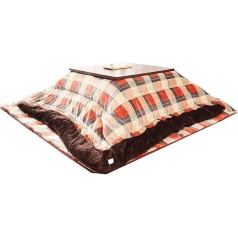 WBJLG Kotatsu Table with Heating and Ceiling Heating Kotatsu Coffee Table, Japanese Oven Tatami Low Table, Warm Table Futon Set, 4 Pieces Set Table/Blanket/Pad/Heater, B