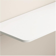 Wjdy Balcony Table Foldable Wear-Resistant and Scratch-Resistant Wall Table Foldable Versatile and Space Saving 20 Sizes (Colour: White, Size: 60 x 50 cm)