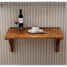 Klappbarer Wandtisch, Massivholz-Wandtisch, Esstisch, klappbarer Computertisch, Lerntisch, wandmontierter Klapptisch, Arbeitszimmer, Schreibtischgröße, optional für Arbeitszimmer, Schlafzimm