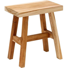 Jan Kurtz Wooden Stool Brown 40 x 25 x 45 cm