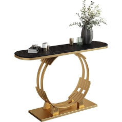 Wouy Laptop Stand for Bed Living Room Console Table, Metal Sofa Table, Skirt Slim Table, Wall Table 31.4 × 11.8 × 31.4 Inches