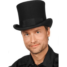 Maskworld High-Quality Elegant Hat Made of Wool Felt – Costume Fancy Dress Carnival, Halloween & Theme Party