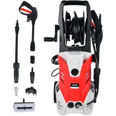 GREENCUT JET220C-7 Electric Pressure Washer, Power 2200 W, Pressure 160 Bar, Flow Rate 8 l/min, Includes Lance, HPC Connection, 3 Nozzles, Inlet Adapter and Cleaning Kit