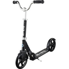 Micro Mobility SA0201 Micro Scooter Cruiser Scooter for Children Aged 5-10 Years Black