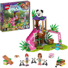 LEGO 41422 Friends Panda Rescue Station Play Set with Olivia and Animal Figures, Jungle Rescue Series