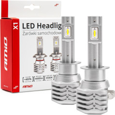 Led auto spuldzes x1 sērijas h1 6500k canbus -02963