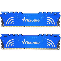 DDR3 Desktop Memory RAM 16GB Kit (2x8GB) 1866MHz CL13 U-DIMM Wlizedle PC Computer Memory Module PC3-14900 240-Pin 1.5V Non-ECC Unbuffered 2Rx8 Upgrade Desktop Memory Module for Computers, Blue