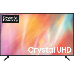 Samsung Crystal UHD 4K TV 43 Inch (GU43AU7179UXZG, German Model), HDR, Q-Symphony, Frameless Design, Smart TV [2021]